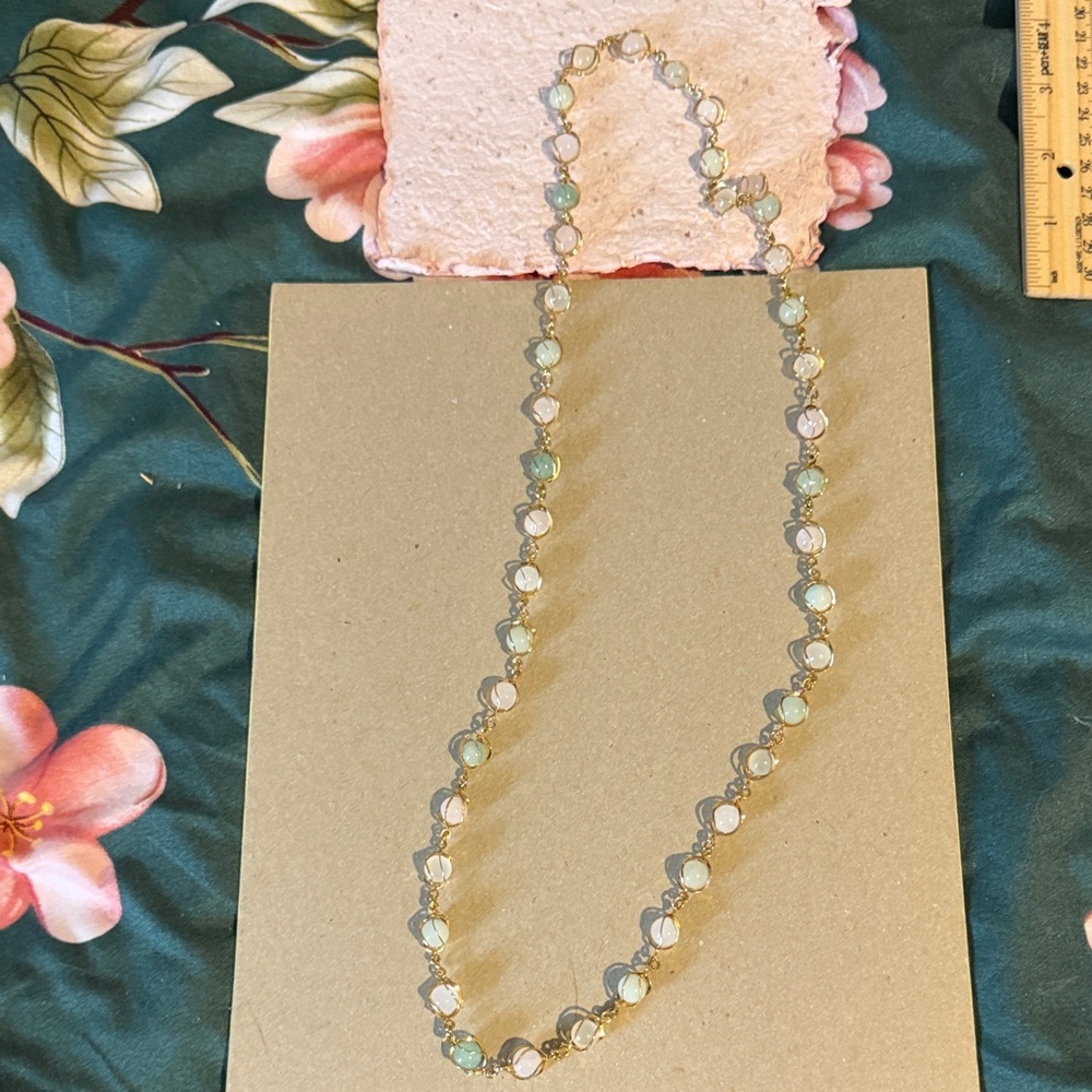 Elegant Multi-Color Beaded Necklace